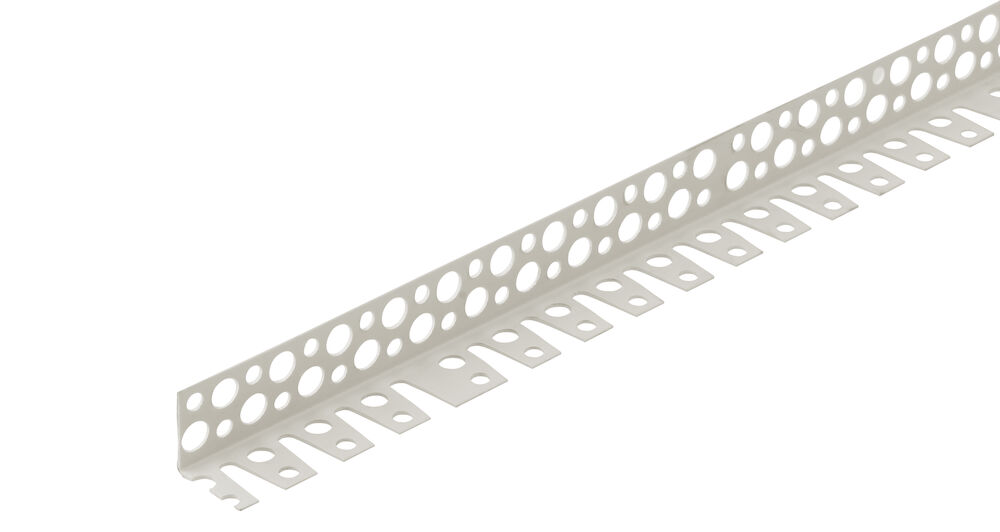 Perforált PVC élvédő ívekhez 25 x 25 mm