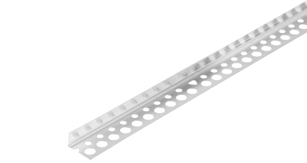 Perforált alumínium feles élvédő 13 x 23 mm